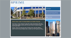Desktop Screenshot of primefinance.com